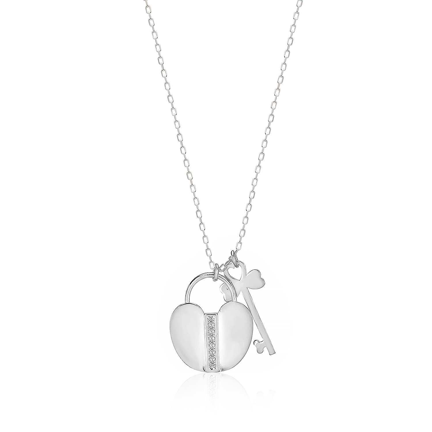 925-sterling-silver-lock-necklace-with-cubic-zirkon