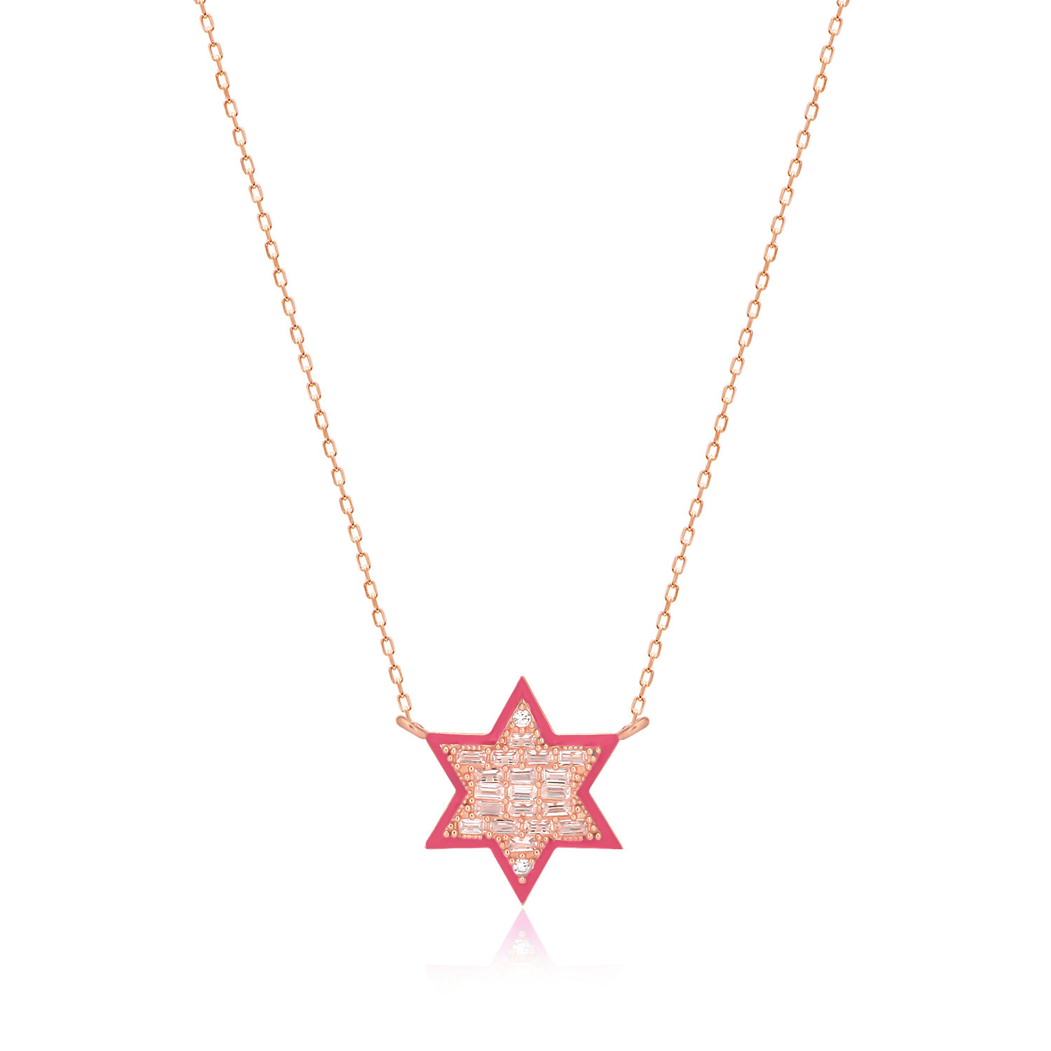 925-sterling-silver-enemal-star-necklace-with-cubic-zirkon