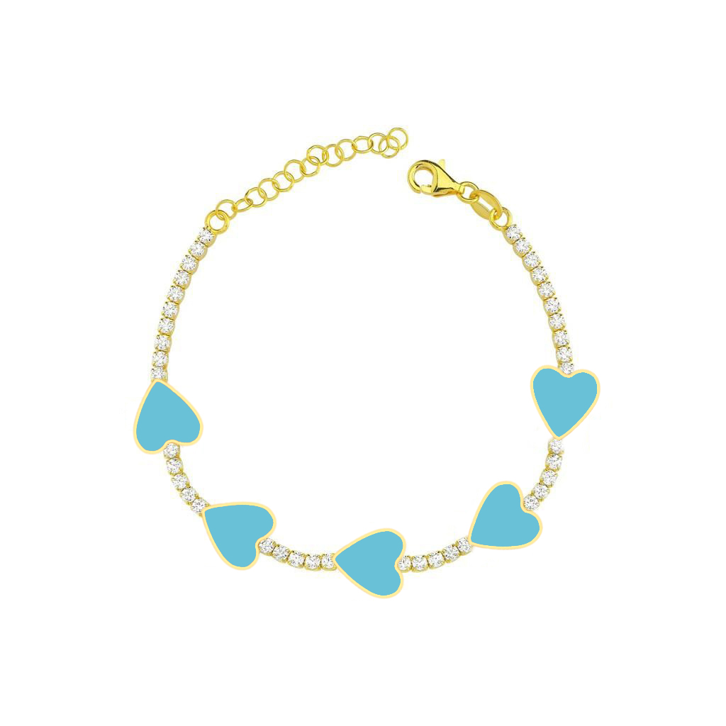 925-sterling-silver-heart-tennis-bracelet-with-enamel