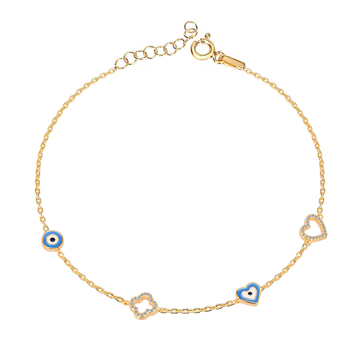 925-sterling-silve-renamel-heart-bracelet-with-cubic-zirkon