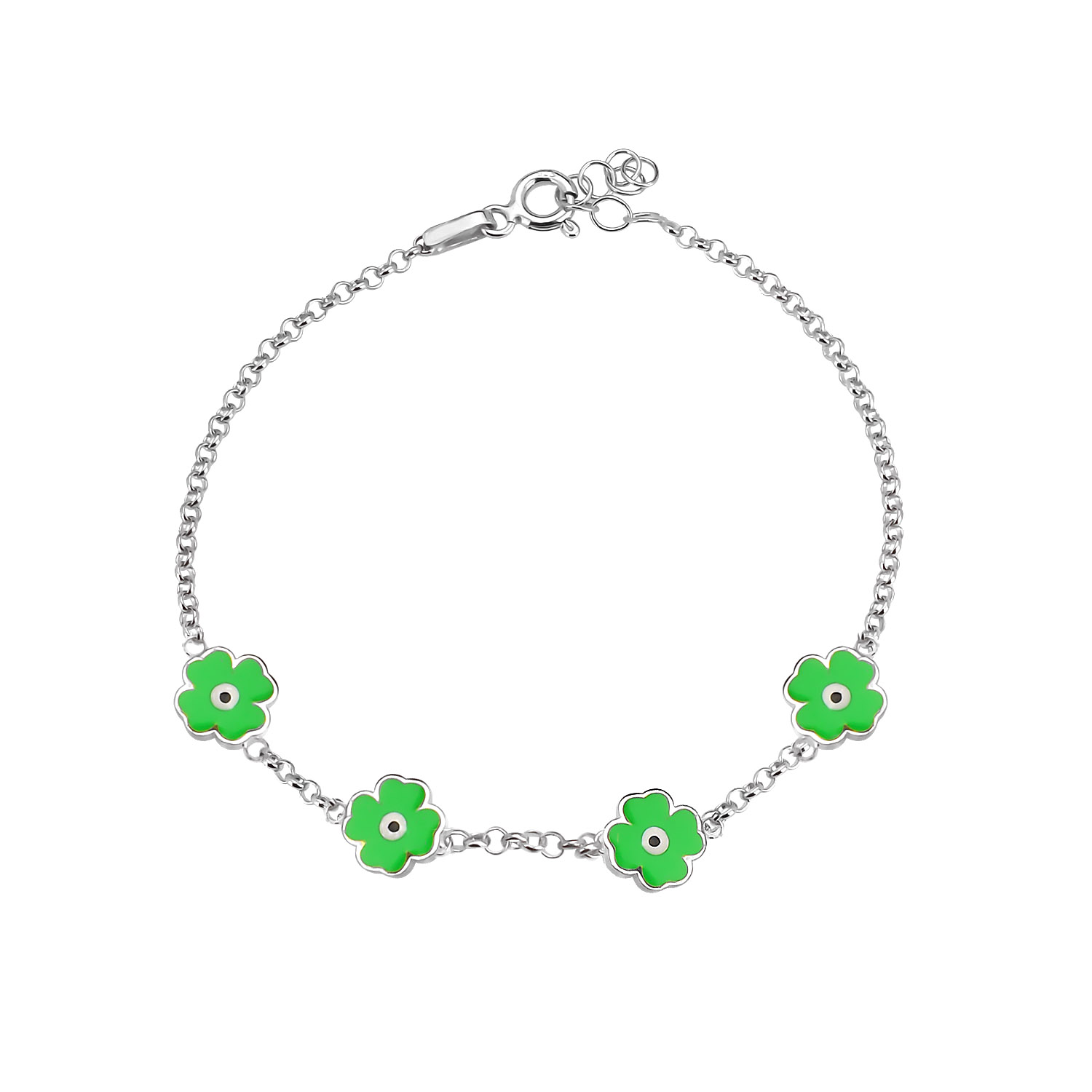 925-sterling-enamel-clover-bracelet