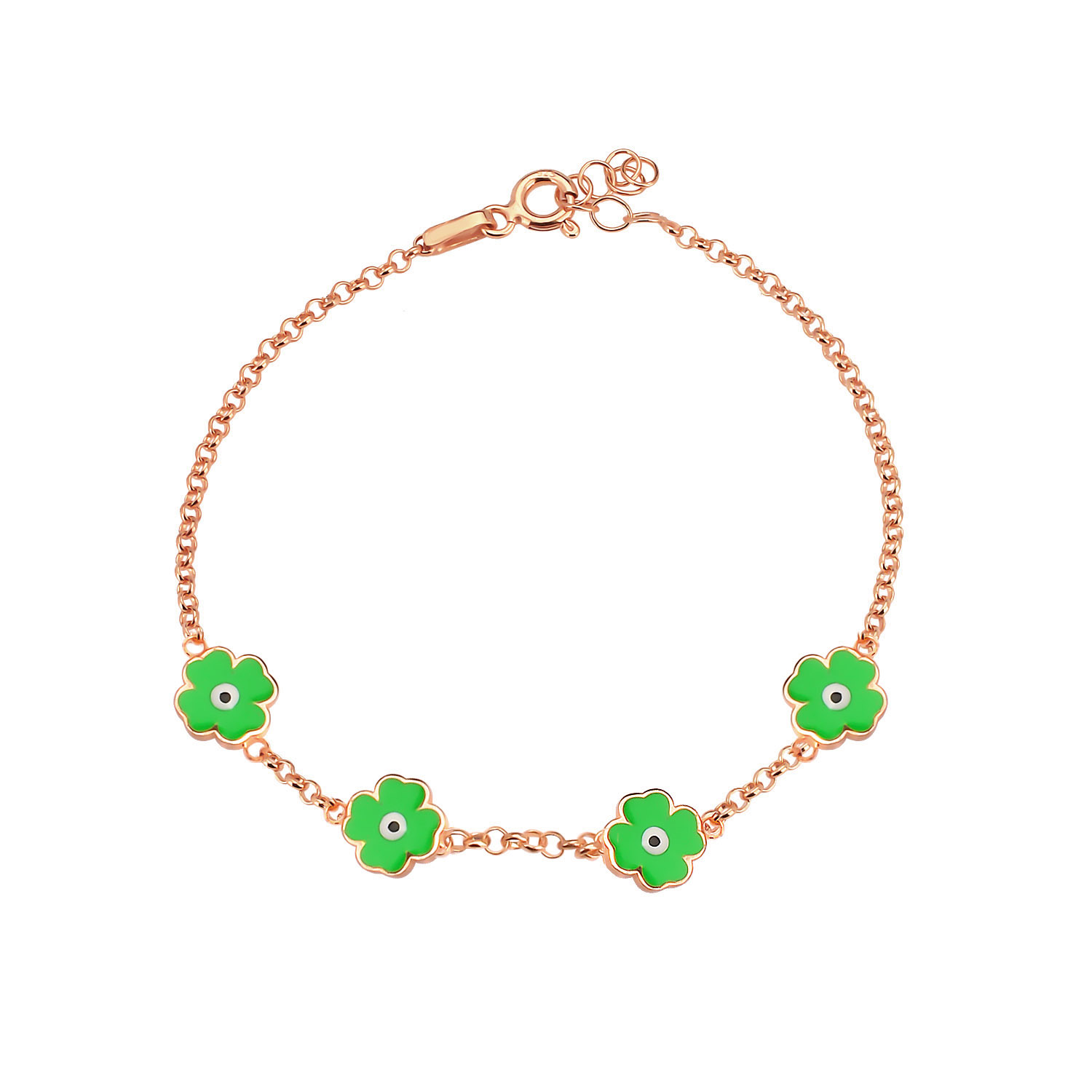 925-sterling-enamel-clover-bracelet